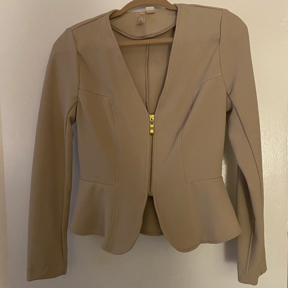 Peplum blazer